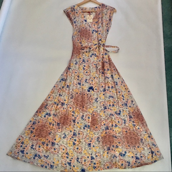 RAGA Dresses & Skirts - NWT-RAGA CALAFIA WRAP MAXI DRESS